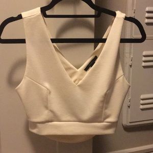 A crop top that has an open back!
